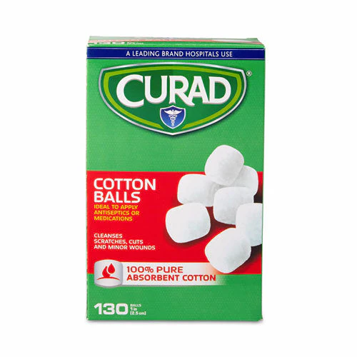 Sterile Cotton Balls, 1", 130/box - Image 1