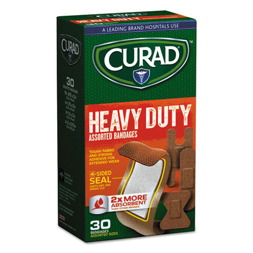 Heavy Duty Bandages, Assorted Sizes, 30/box - Image 1