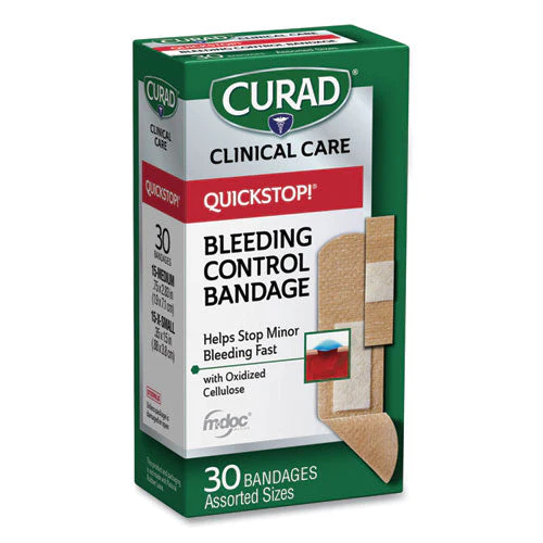 Quickstop Flex Fabric Bandages, Assorted, 30/box - Image 1
