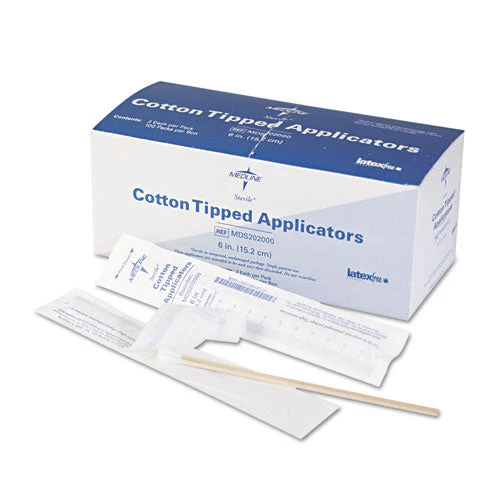 Cotton-tipped Applicators, 6", 100 Applicators/box - Image 3