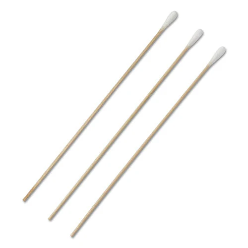 Non-sterile Cotton Tipped Applicators, Wood, 6", 1,000/box - Image 1