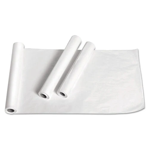 Exam Table Paper, Deluxe Crepe, 18" X 125 Ft, White, 12 Rolls/carton - Image 1
