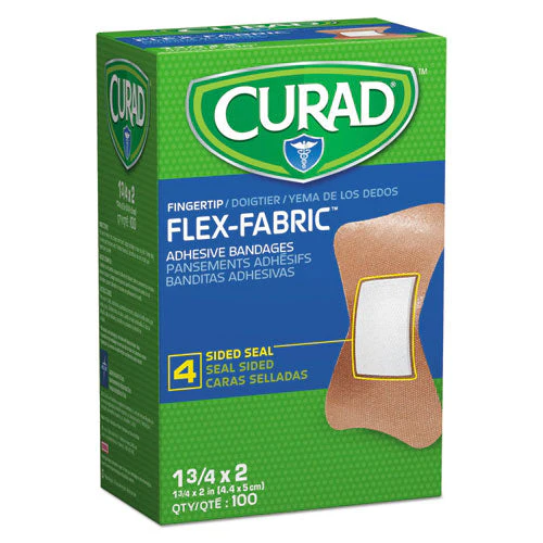 Flex Fabric Bandages, Fingertip, 1.75 X 2, 100/box - Image 1
