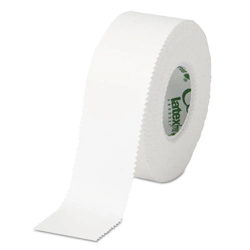 Waterproof Medical Tape, Polyethylene-coated Cloth, 1" X 10 Yds, White, 12/box - Image 2
