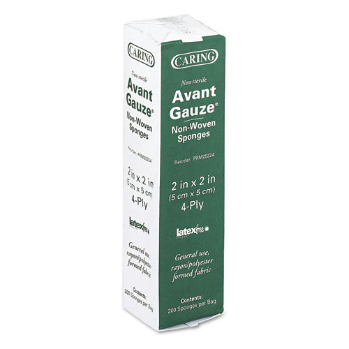 Gauze Sponges, Non-sterile, 4-ply, 2 X 2, 200/box - Image 3