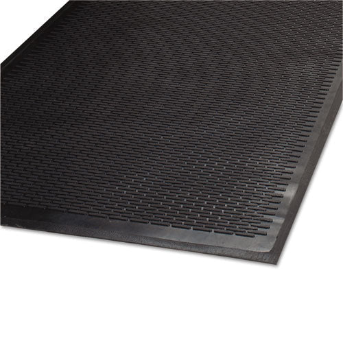 Clean Step Outdoor Rubber Scraper Mat, Polypropylene, 36 X 60, Black - Image 1