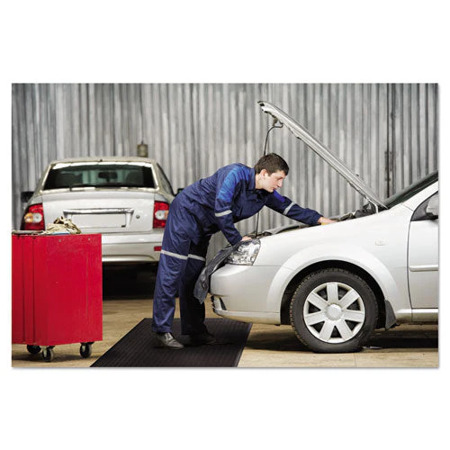 Air Step Antifatigue Mat, Polypropylene, 24 X 36, Black - Image 3