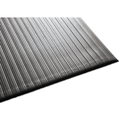Air Step Antifatigue Mat, Polypropylene, 36 X 60, Black - Image 1