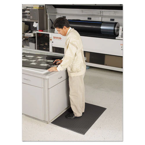 Air Step Antifatigue Mat, Polypropylene, 36 X 60, Black - Image 2