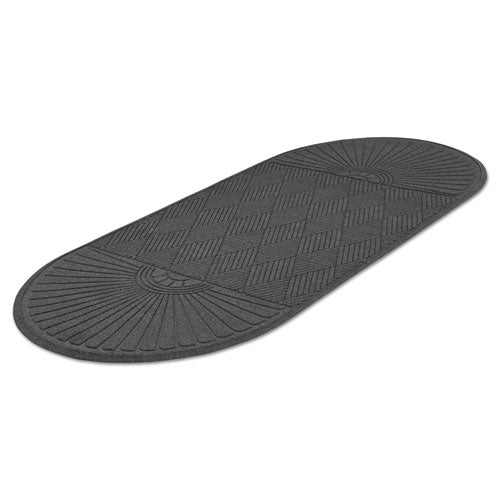 Ecoguard Diamond Floor Mat, Double Fan, 36 X 96, Charcoal - Image 1