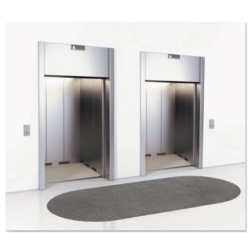 Ecoguard Diamond Floor Mat, Double Fan, 36 X 96, Charcoal - Image 2