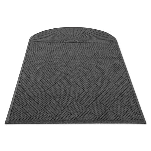 Ecoguard Diamond Floor Mat, Single Fan, 48 X 96, Charcoal - Image 1