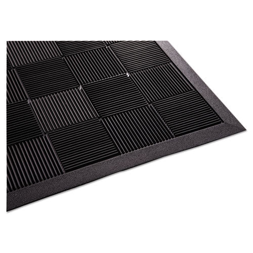 Parquet Wiper Scraper Mat, 24 X 36, Black - Image 1
