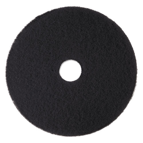 Low-speed High Productivity Floor Pads 7300, 15" Diameter, Black, 5/carton - Image 1
