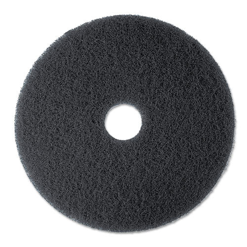 Low-speed High Productivity Floor Pads 7300, 20" Diameter, Black, 5/carton - Image 1