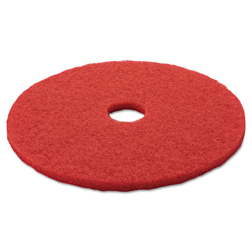 Low-speed Buffer Floor Pads 5100, 20" Diameter, Red, 5/carton - Image 1