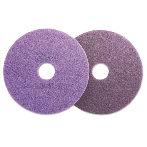 Diamond Floor Pads, 20" Diameter, Purple, 5/carton - Image 1