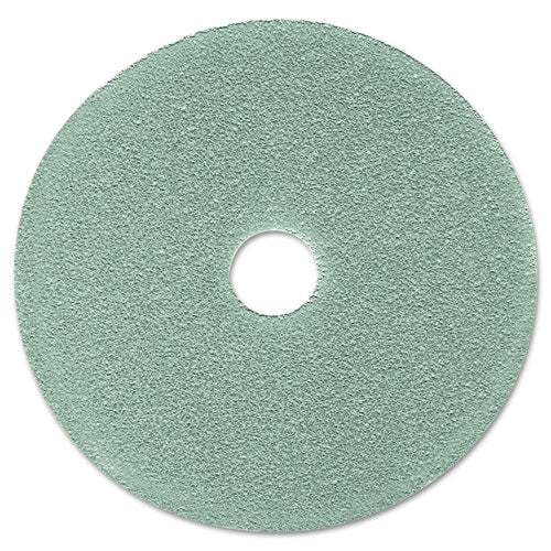 Ultra High-speed Floor Burnishing Pads 3100, 19" Diameter, Aqua, 5/carton - Image 1