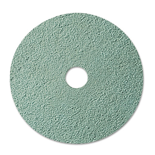 Ultra High-speed Floor Burnishing Pads 3100, 20" Diameter, Aqua, 5/carton - Image 1