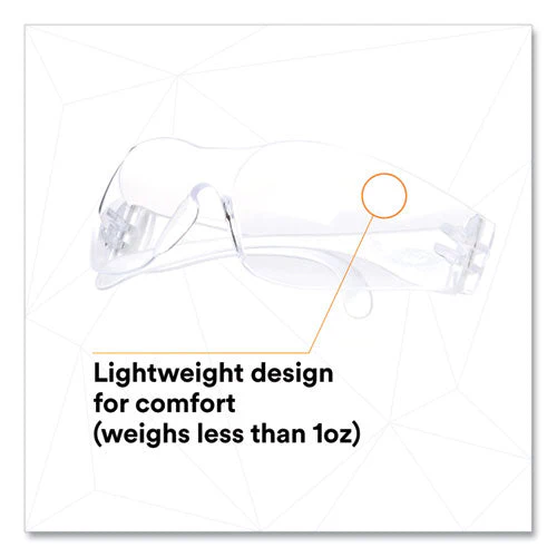 Virtua Protective Eyewear, Clear Polycarbonate Frame, Clear Polycarbonate Lens - Image 3