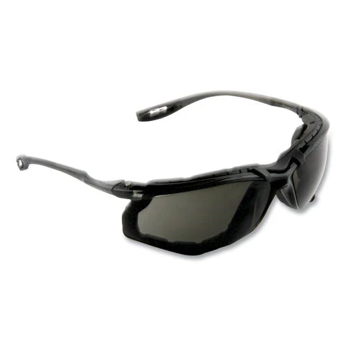 Virtua Ccs Protective Eyewear With Foam Gasket, Black/gray Plastic Frame, Gray Polycarbonate Lens - Image 1