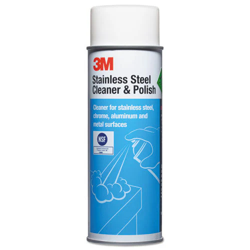 Stainless Steel Cleaner And Polish, Lime Scent, Foam, 21 Oz Aerosol Spray, 12/carton - Image 1