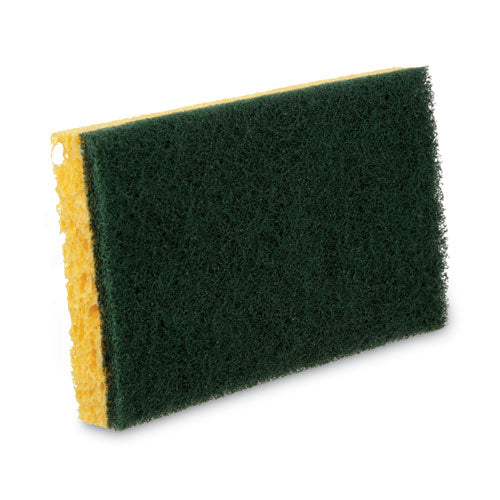 Niagara Medium Duty Scrubbing Sponge 74n, 3.6 X 6, 1" Thick, Yellow/green, 20/carton - Image 3