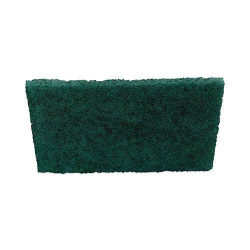 Heavy-duty Scour Pad, 3.8 X 6, Green, 10/carton - Image 3