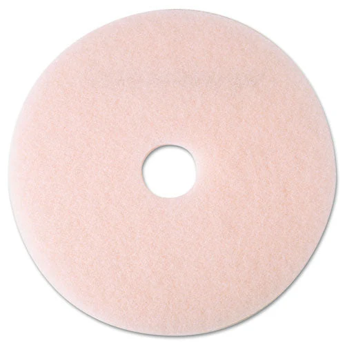 Ultra High-speed Eraser Floor Burnishing Pad 3600, 19" Diameter, Pink, 5/carton - Image 1