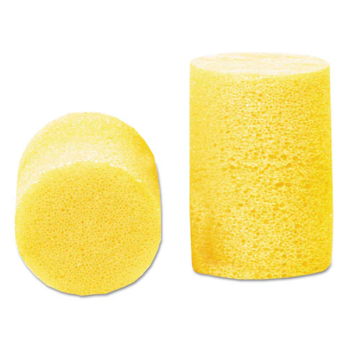 E-a-r Classic Earplugs, Pillow Paks, Cordless, Pvc Foam, Yellow, 200 Pairs/box - Image 3