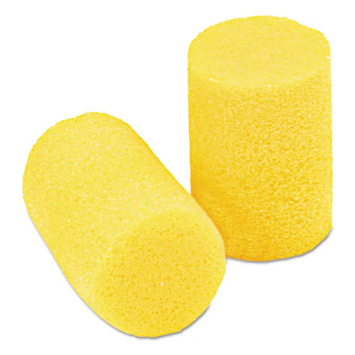 E-a-r Classic Earplugs, Pillow Paks, Cordless, Pvc Foam, Yellow, 200 Pairs/box - Image 2