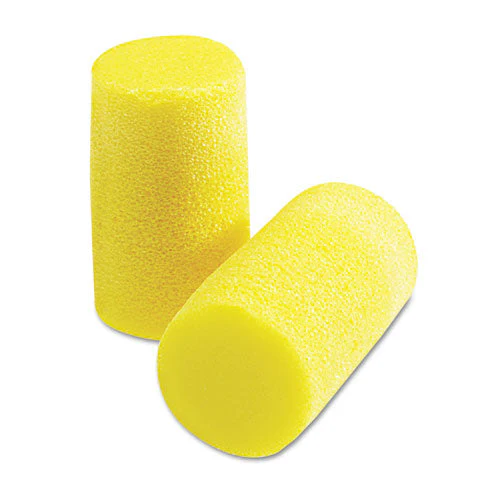 E-a-r Classic Plus Earplugs, Cordless, Pvc Foam, Yellow, 200 Pairs/box - Image 1