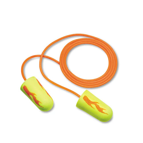 E-a-rsoft Blasts Earplugs, Corded, Foam, Yellow Neon, 200 Pairs/box - Image 2