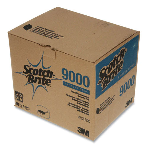 All-purpose Scouring Pad 9000, 4 X 5.25, Blue, 40/carton - Image 3