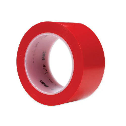 Vinyl Floor Marking Tape 471, 2" X 36 Yds, Red - Image 1