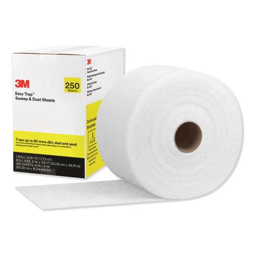 Easy Trap Duster, 8" X 125 Ft, White, 250 Sheet Roll - Image 1
