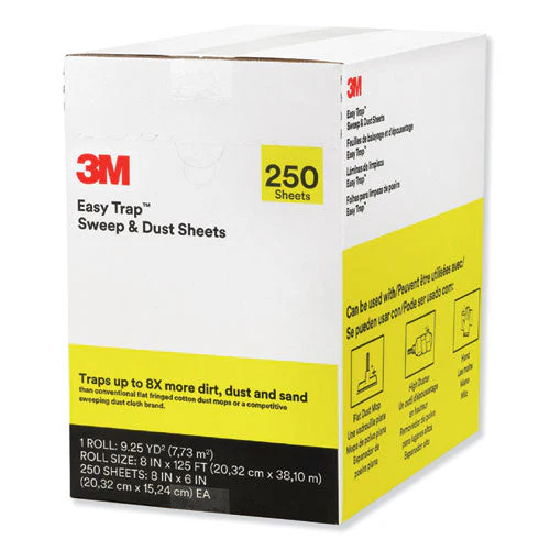 Easy Trap Duster, 8" X 125 Ft, White, 250 Sheet Roll - Image 3
