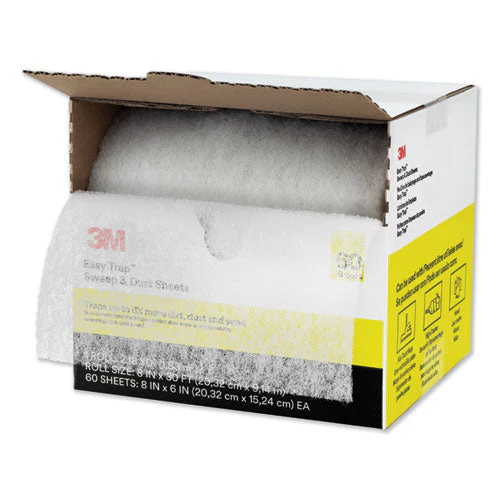 Easy Trap Duster, 8" X 30 Ft, White, 60 Sheet Roll - Image 1
