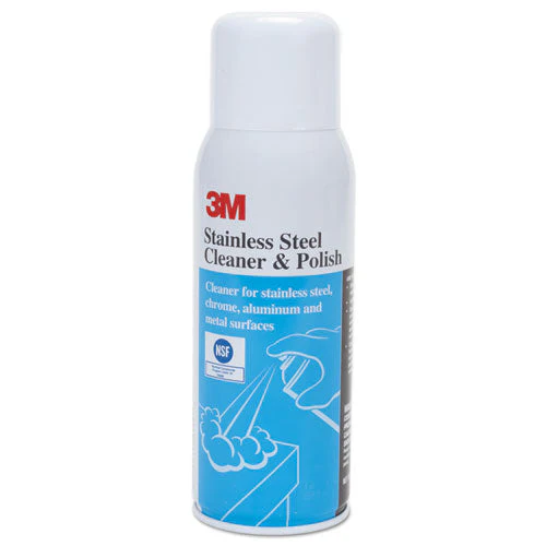 Stainless Steel Cleaner And Polish, Lime Scent, 10 Oz Aerosol Spray - Image 1