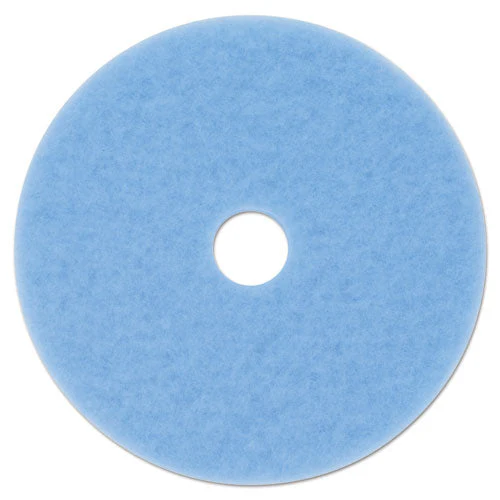 Hi-performance Burnish Pad 3050, 20" Diameter, Sky Blue, 5/carton - Image 1