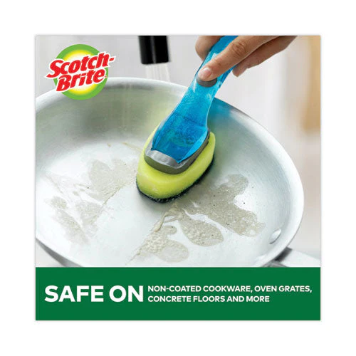Soap-dispensing Dishwand, 2.5 X 9.5, Yellow/green - Image 2