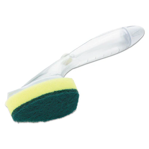 Soap-dispensing Dishwand, 2.5 X 9.5, Yellow/green, 4/carton - Image 2