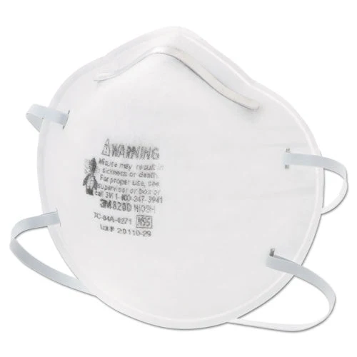 N95 Particle Respirator 8200 Mask, Standard Size, 20/box - Image 2