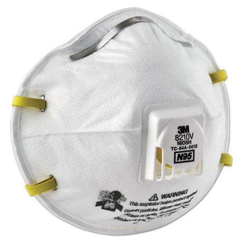 Particulate Respirator 8210v, N95, Cool Flow Valve, Standard Size, 10/box - Image 3