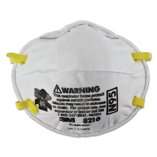 Lightweight Particulate Respirator 8210, N95, Standard Size, 20/box - Image 2