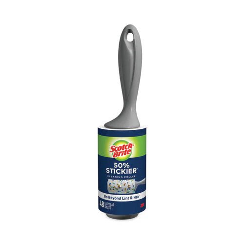 Lint Roller, Extra Sticky, Heavy-duty Handlle, 48 Sheets/roll - Image 1