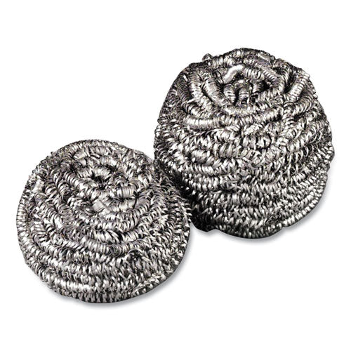 Stainless Steel Scrubber, Silver - Image 1