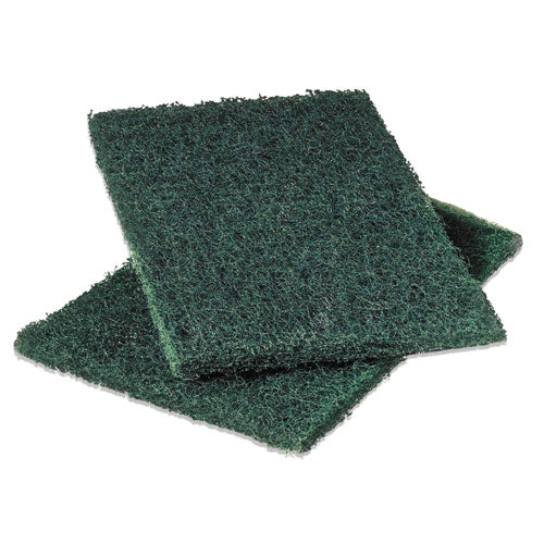 Heavy-duty Scouring Pad 86, 6 X 9, Green, Dozen - Image 1