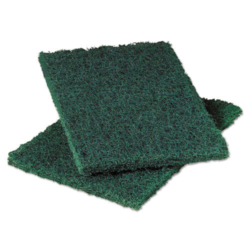 Heavy Duty Scouring Pad 86, 6 X 9, Green, 12/pack, 3 Packs/carton - Image 3