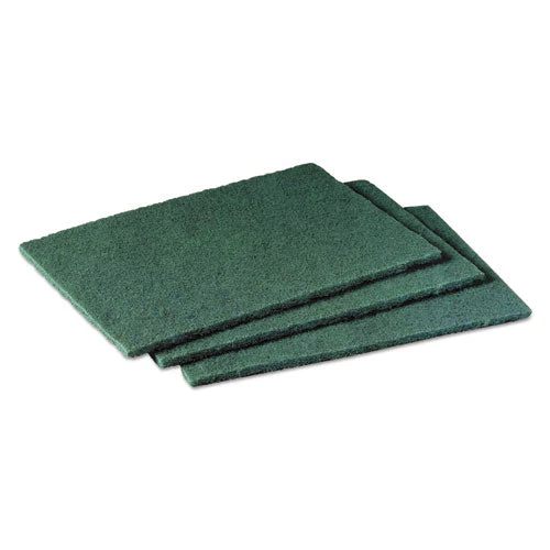 Commercial Scouring Pad 96, 6 X 9, Green, 10/pack - Image 3